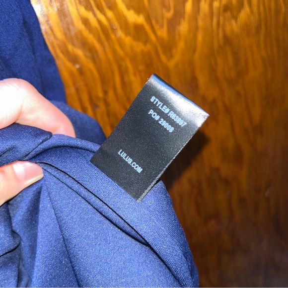 Lulus sz XS Lost in Paradise Navy Blue Maxi Dress - Picture 10 of 10